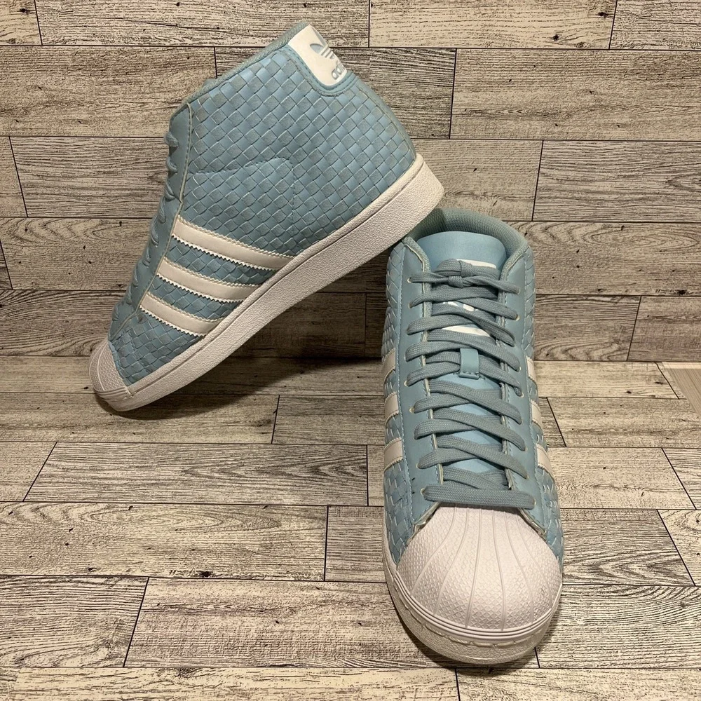 Adidas Pro Model BY4169 Blue Basketball Shoes Men Size‎ 7